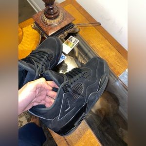 UA Jordan 4 Black Cats Used 1:1